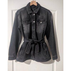 Rails | Petersen Belted Denim Shirt Jacket In Eclipse